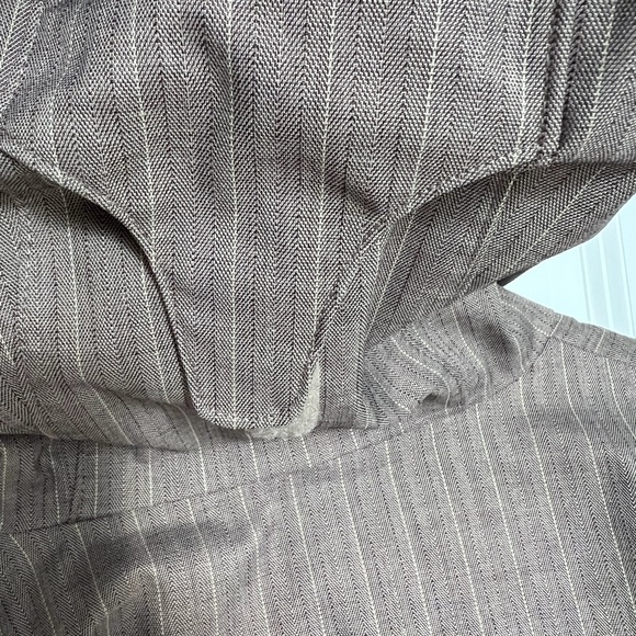 Columbia Omni-Tech Jacket Women Medium Hood Brown Tan Waterproof Ski Parka Coat - Picture 10 of 13